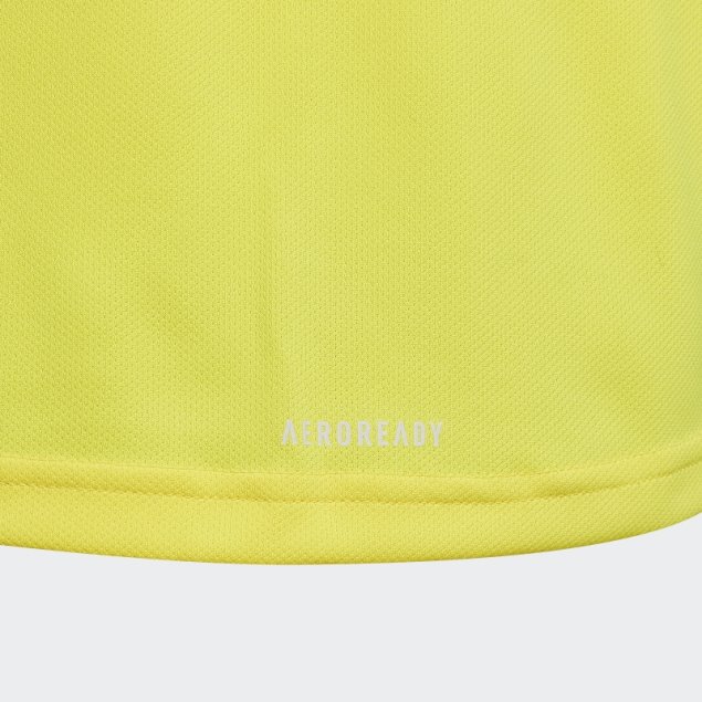 Camiseta Adidas Design 2 Move 3 Rayas Amarilla