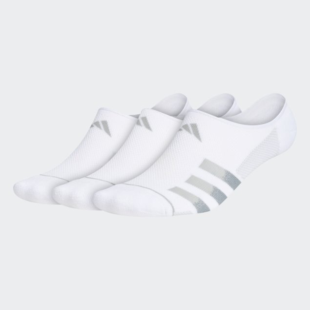 Adidas Superlite Stripe Super-no-show Calcetines 3 Pares Blanco