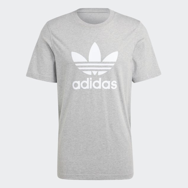 Camiseta Gris Medio Adicolor Classics Trefoil Adidas