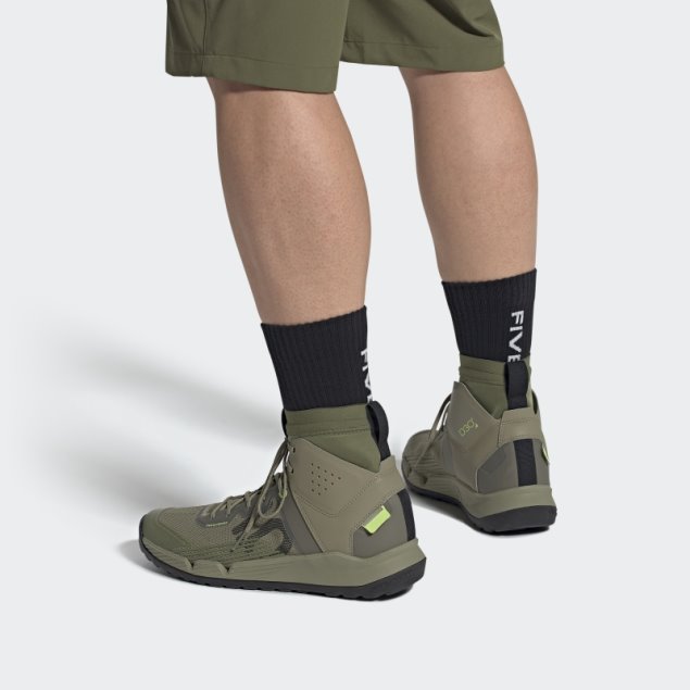 Adidas Five Ten Trail Cross Mid Pro Zapatos De Bicicleta De Montaña Verdes Orbit