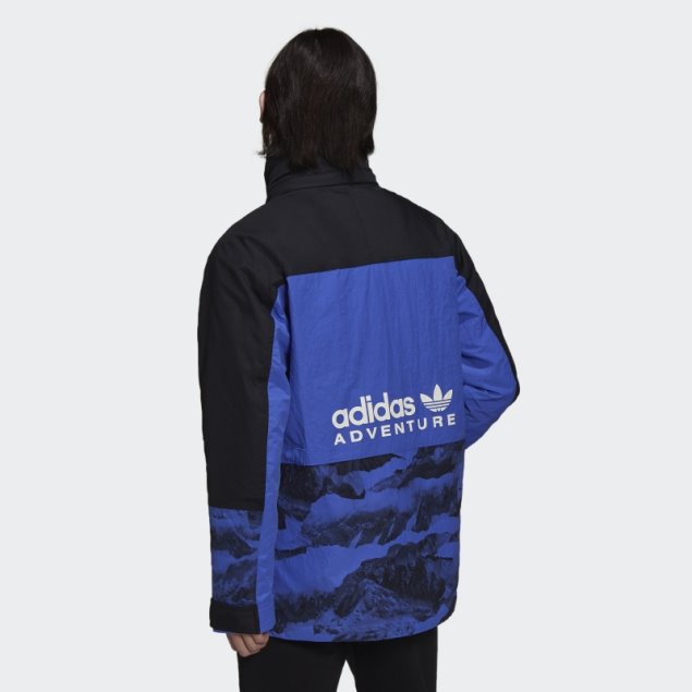Chaqueta De Exterior Con Estampado Block De Adidas Adventure De Ink Hot