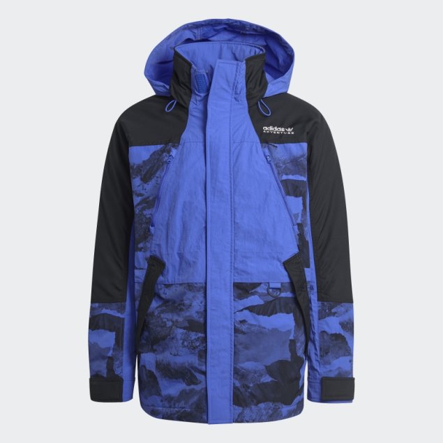 Chaqueta De Exterior Con Estampado Block De Adidas Adventure De Ink Hot
