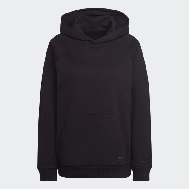 All Szn Fleece Boyfriend Sudadera Con Capucha Negro Adidas