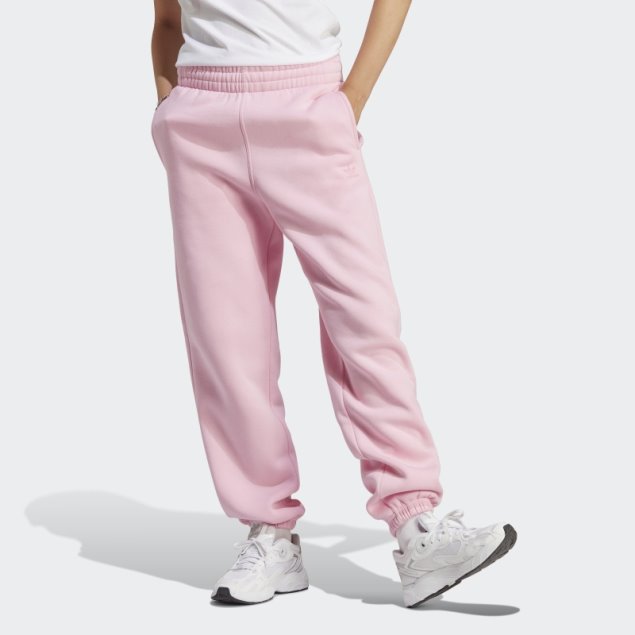 Joggers Essentials De Forro Polar Adidas True Pink