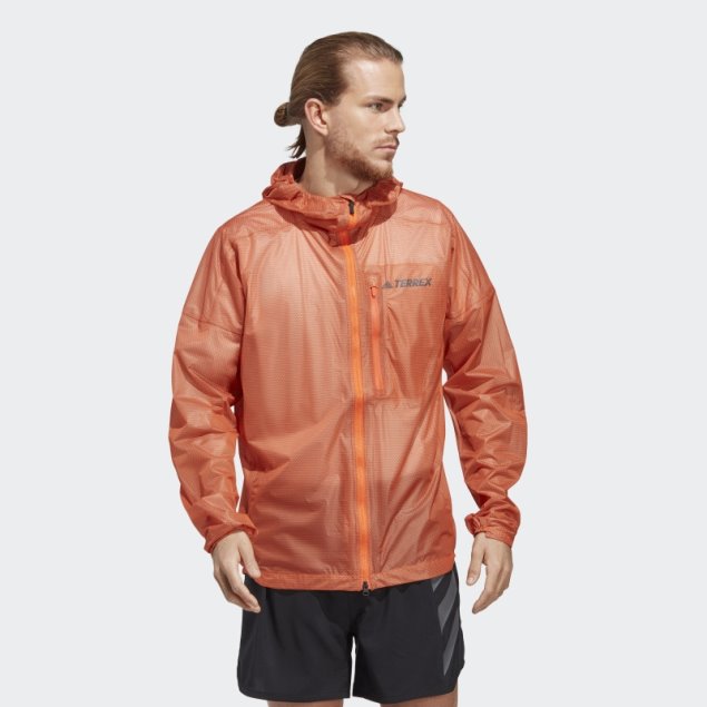 Chaqueta Impermeable Terrex Agravic 2.5 Capas Naranja Adidas Moda