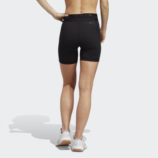 Leggings Cortos Negros De 5 Pulgadas Techfit Hyperglam De Adidas