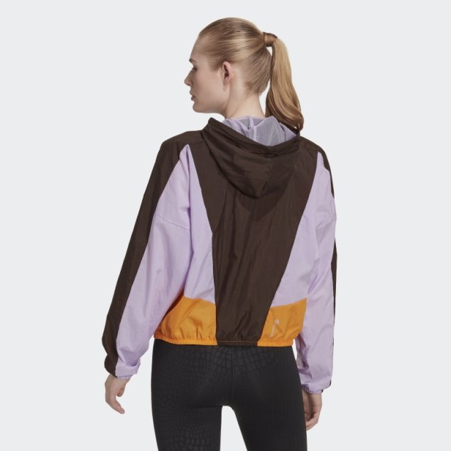 Sudadera Con Capucha Adidas Hyperglam Marrón Oscuro