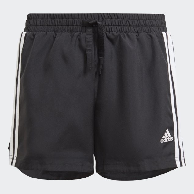 Pantalón Corto De 3 Rayas Adidas Diseñado Para Moverse Negro