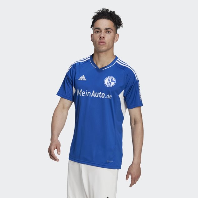 Camiseta Adidas Fc Schalke 04 22/23 Primera Equipación Azul Royal