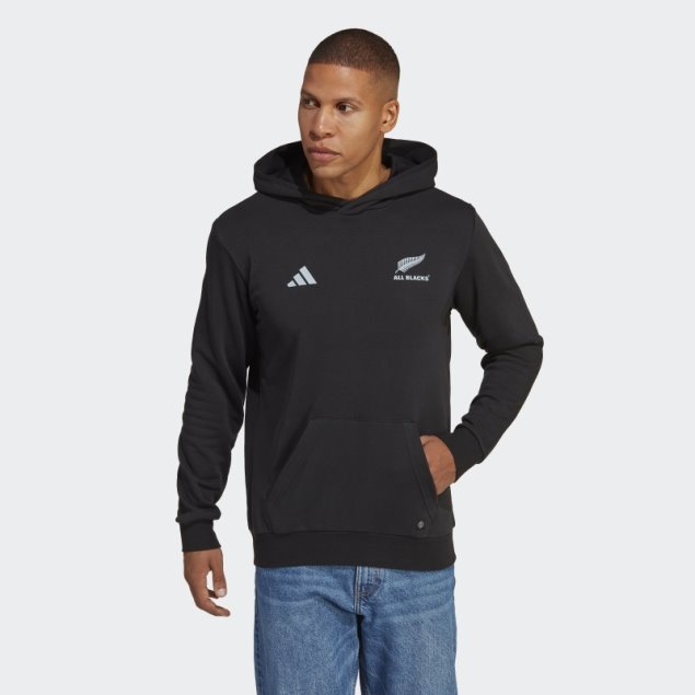 Sudadera Con Capucha Todos Los Negros De Rugby Adidas Negro
