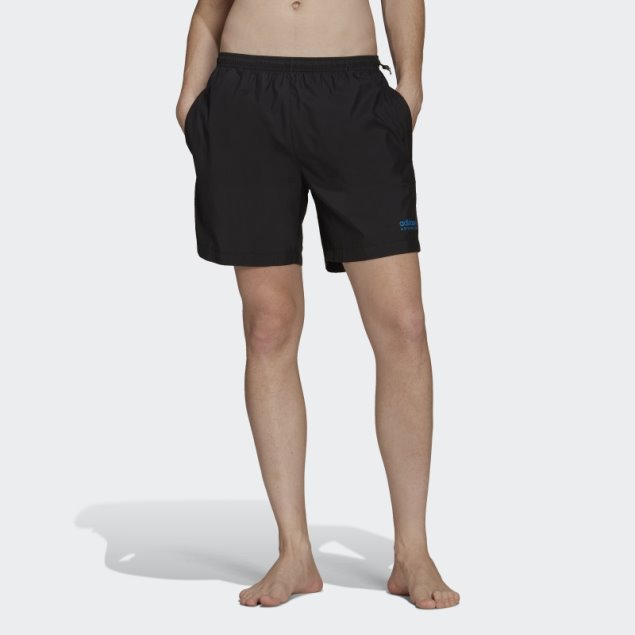 Shorts De Baño Negros Adidas Adventure Wood Wave