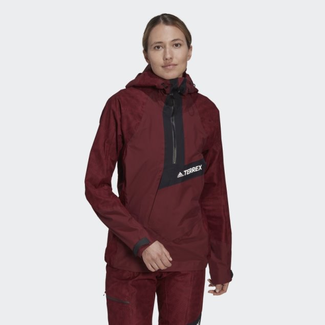 Adidas Terrex Techrock Rain.rdy Anorak Rojo