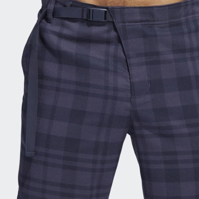 Pantalones Cortos Adidas Adicross Plaid De 8.5 Pulgadas Azul Rastro